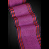 Wink Scarf in Magenta and Paprika by Sosumi Weaving Pamela Whitlock Handwoven Bamboo Scarves