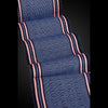Wink Scarf in Periwinkle and Coral by Sosumi Weaving Pamela Whitlock Handwoven Bamboo Scarves