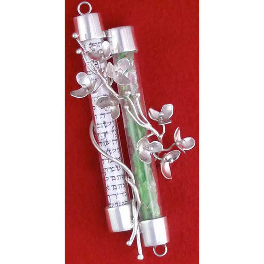 Steven Cooper Mezuzah Wedding M265W, Artistic Artisan Designer Judaica