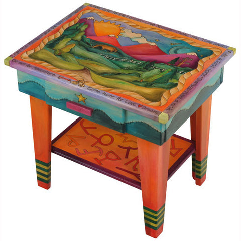 Sticks Accent Night Table NGT006 S36289, Artistic Artisan Designer Tables