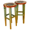 Bar Height Stool with Round Wooden Seat by Sticks STL077-D74607