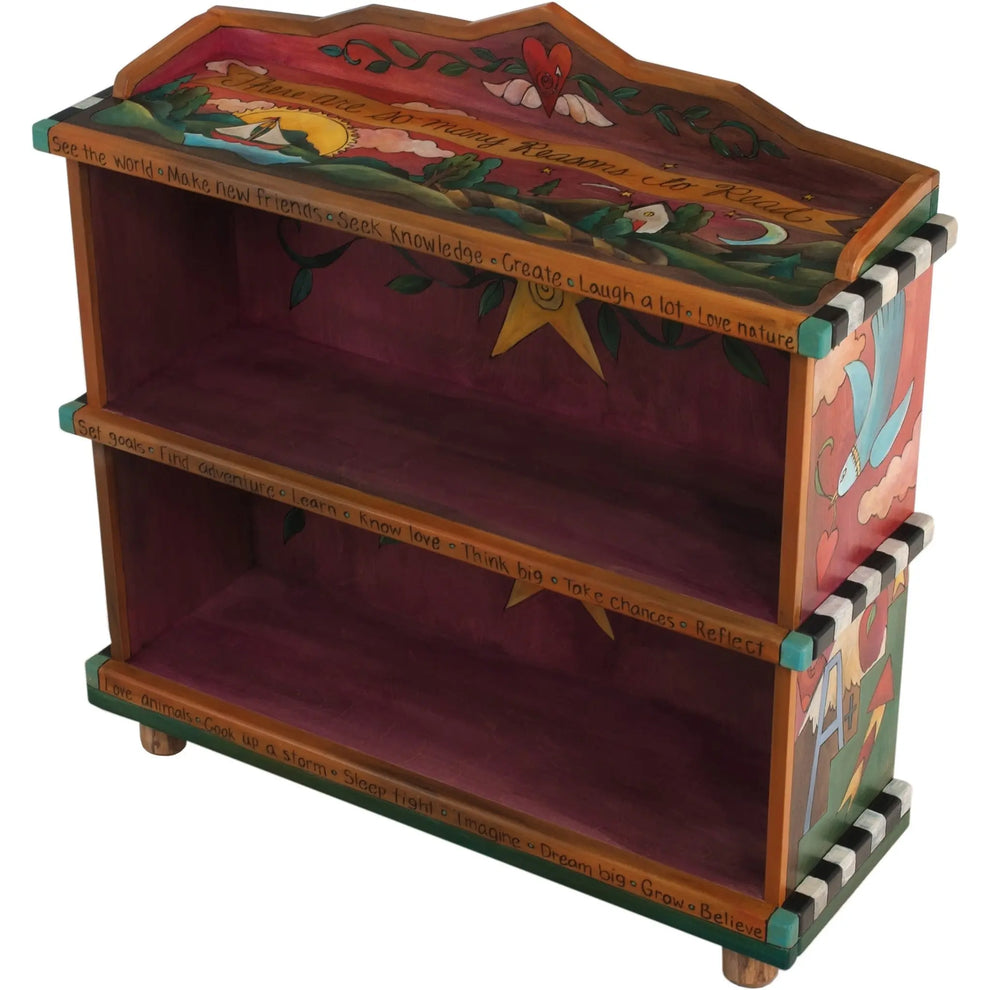 Bookcase by Sticks BCS001-S31261, Artistic Artisan Designer Bookcases ...