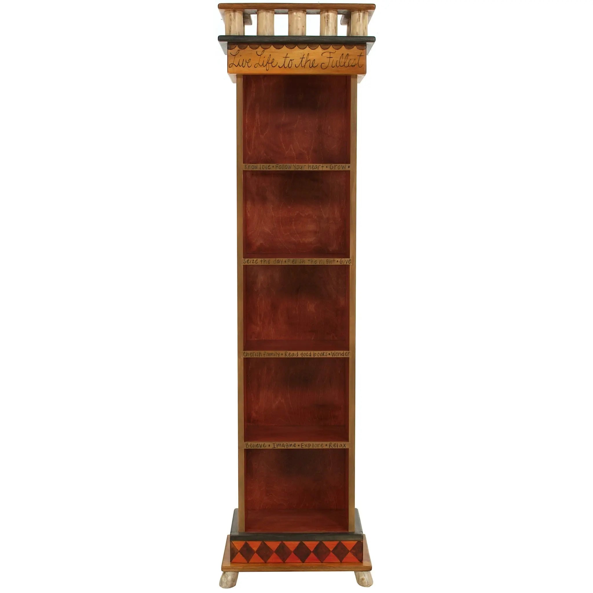 Bookcase By Sticks Bcs002 S310987 Artistic Artisan Designer Bookcases