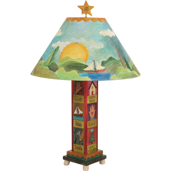 Box Table Lamp by Sticks BTL001-S312641, Artistic Artisan Designer Lamps