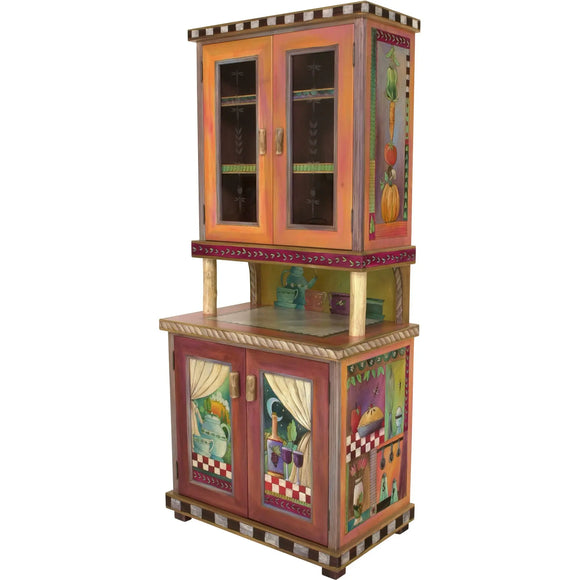 China Hutch Cabinet by Sticks CPD001-D11044, Artistic Artisan Designer Cabinets