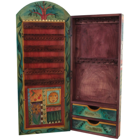 Wall Mount Jewelry Cabinet by Sticks CPD006-S310477, Artistic Artisan Designer Cabinets