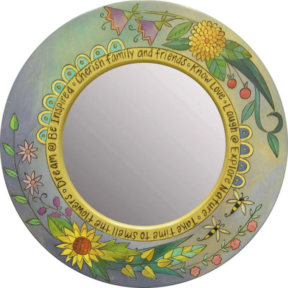 Sticks Circle Mirror MIR011 MIR012 013892 Artistic Artisan Designer Mirrors