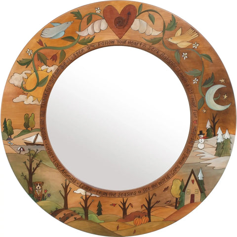 Sticks Circle Mirrors, MIR011, MIR012-S316994, Artistic Artisan Designer Mirrors