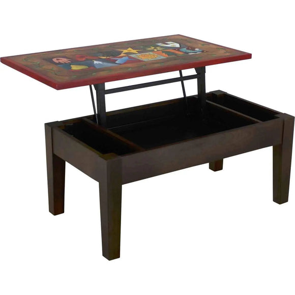 Sticks Contemporary Storage Coffee Table CBT047S 11707 Artistic Artisan Designer Coffee Tables