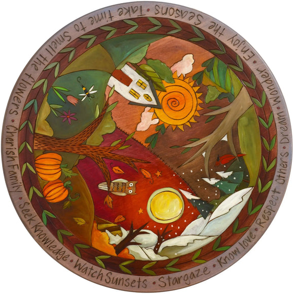 Lazy Susan by Sticks LZY001-D70966, Artistic Artisan Designer Lazy Susans