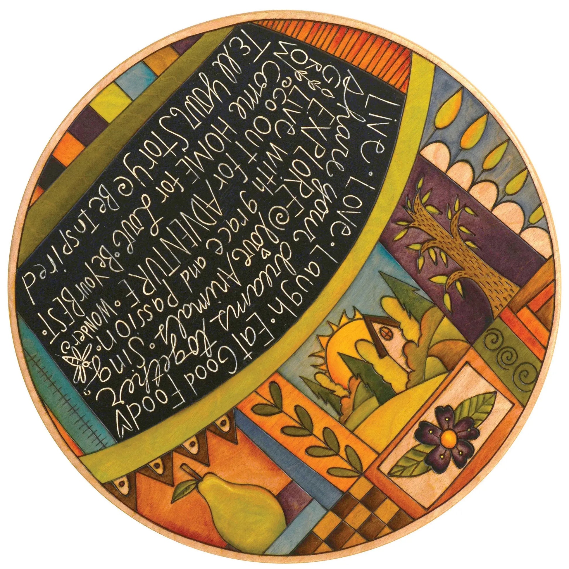 Lazy Susan by Sticks LZY001-D73663, Artistic Artisan Designer Lazy Susans