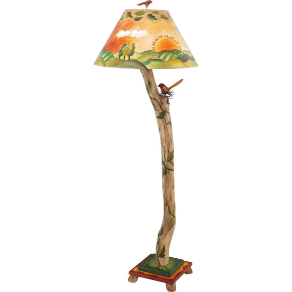 Sticks Log Floor Lamp LGF001 011509 Artistic Artisan Designer Floor Lamps