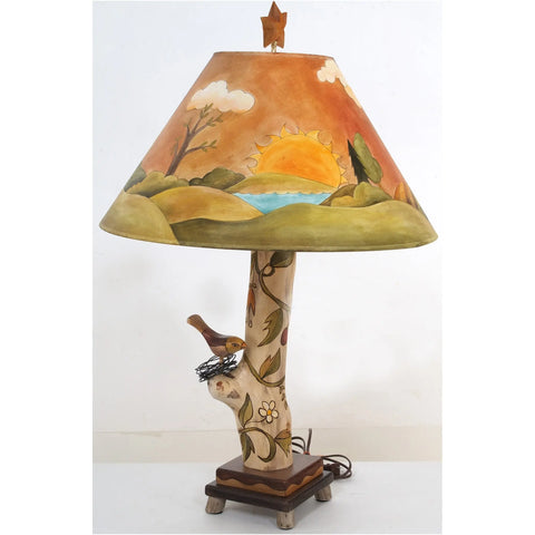 Log Table Lamp by Sticks LGT001 S311845, Artistic, Artisan, Designer Lamps