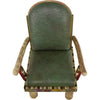 Overstufffed Leather Chair by Sticks CHR032-D09579, Artistic Artisan Designer Seating and Chairs
