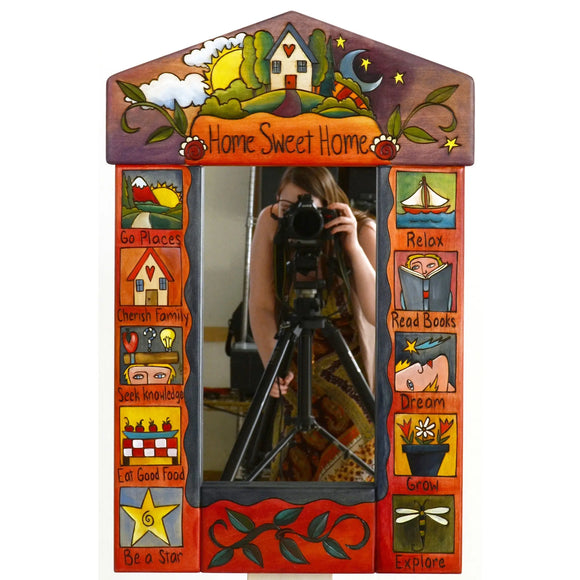 Sticks Peaked Standard Mirror-MIR001, MIR002-D73506, Artistic Artisan Designer Mirrors