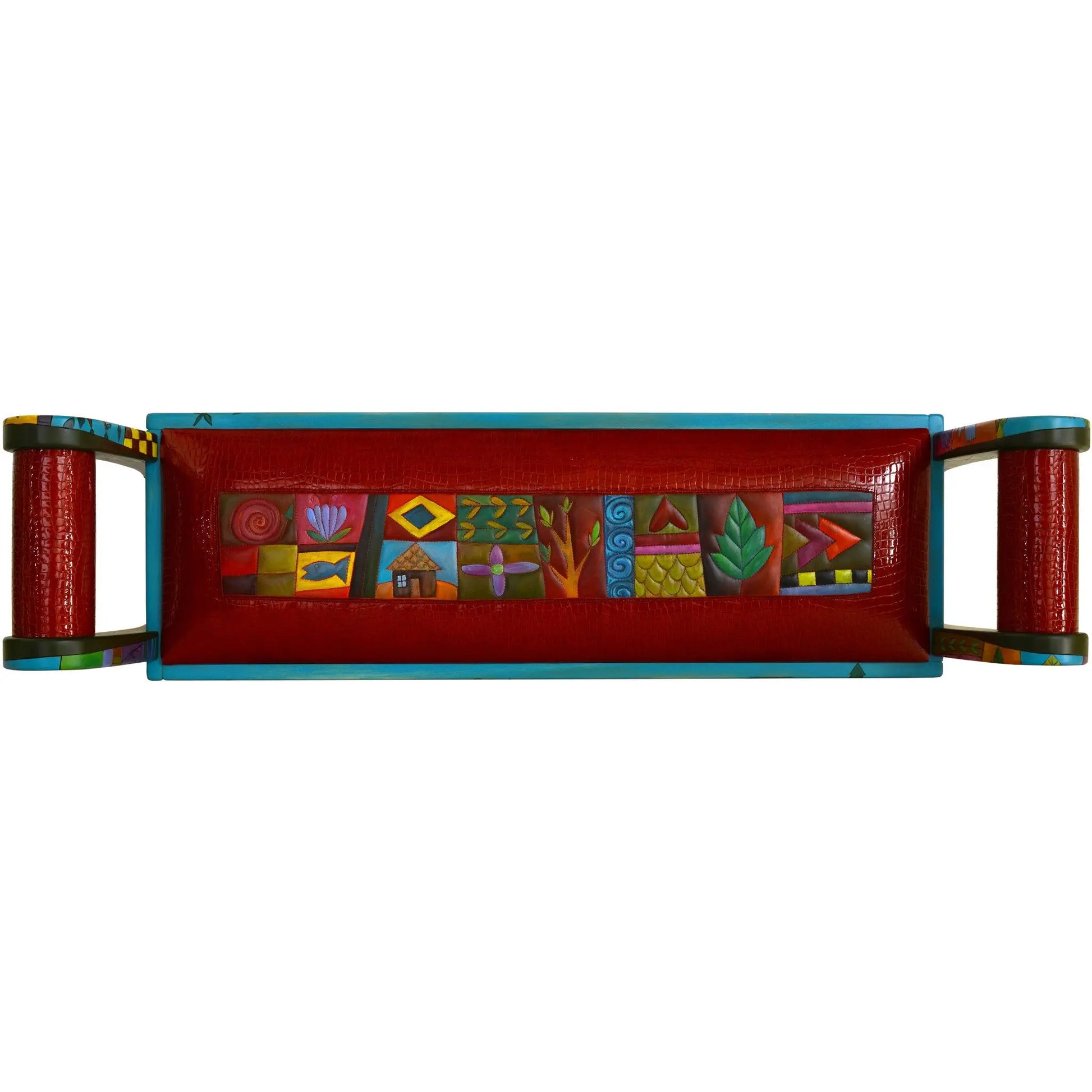 Sticks Roll Arm Bench BEN050-D701026, Artistic Artisan Designer Benches