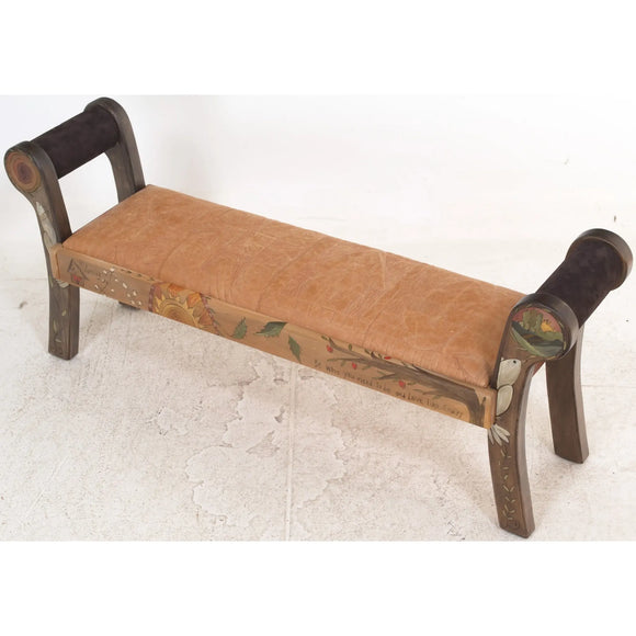 Sticks Roll Arm Bench, BEN050-S315477, Artistic Artisan Designer Benches