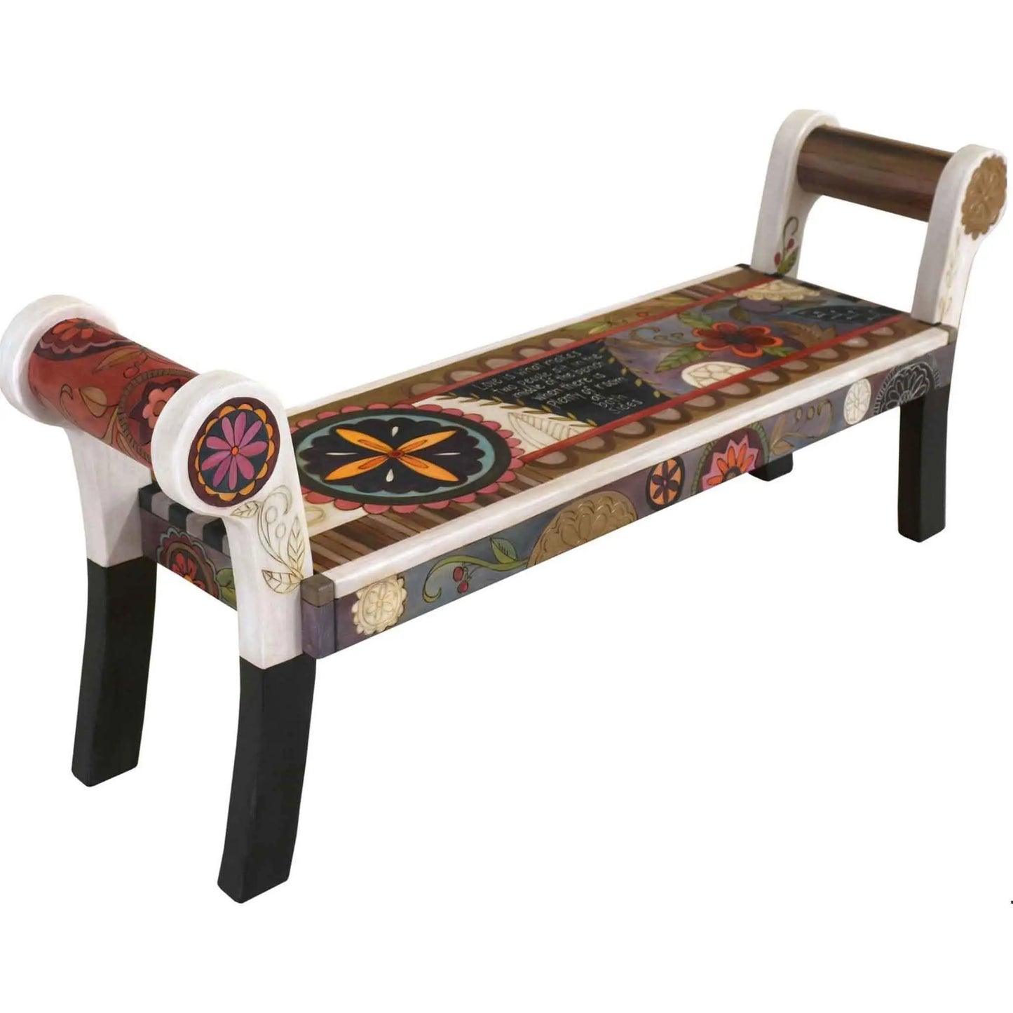 Rolled Arm Bench  BEN053 1
