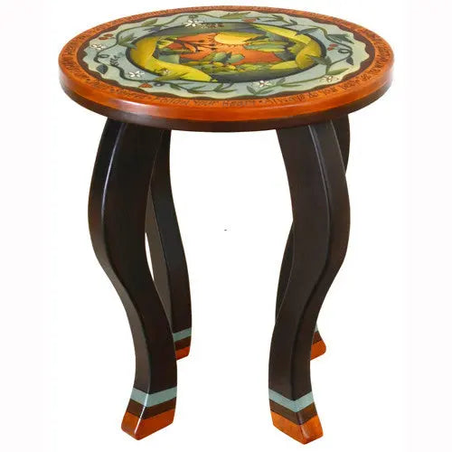 Sticks Round End Table End002 D78190, Artistic Artisan Designer Tables