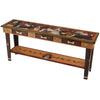 Sticks Sofa Table with Three Drawers SFA024 Artistic Artisan Designer Sofa Tables