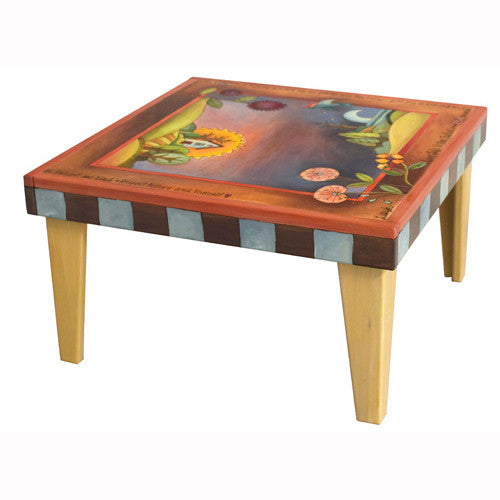 Sticks Square Coffee Table CBT009 D79037, Artistic Artisan Designer Tables