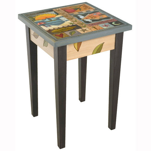 Sticks Square End Table END016 D78833, Artistic Artisan Designer Tables