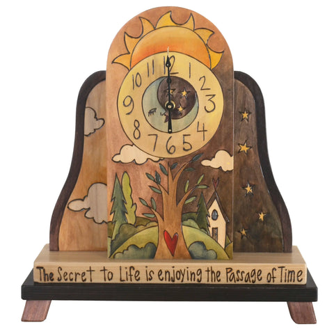 Sticks Mantel Clock CLK010, D76184, Artistic Artisan Designer Clocks
