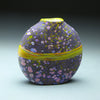 Strata Series in Lavender Handblown Glass Vase by Thomas Spake Studios Artisan Handblown Art Glass Vases