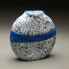 Strata Series in White Handblown Glass Vase by Thomas Spake Studios Artisan Handblown Art Glass Vases