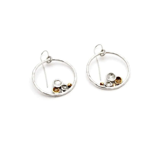 Tamara Kelly Designs Pebbles on the Beach Earrings TKPE71 Wearable Art Jewelry