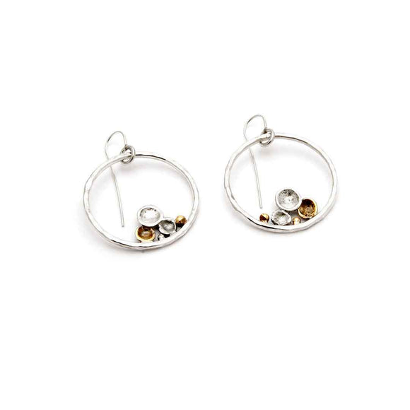 Tamara Kelly Designs Pebbles on the Beach Earrings TKPE71 Wearable Art Jewelry