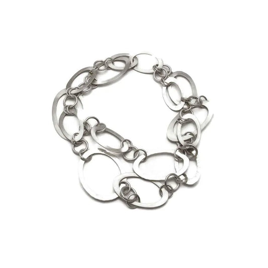 Tamara Kelly Designs Sterling Silver Chain Two Ways Necklace TKLC1 Wearable Art Jewelry