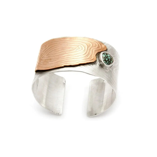 Tamara Kelly Designs Moving Water Bracelet with Stone TKNC2 Wearable Art Jewelry