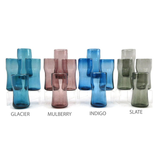 Everyday Luxe Glasses EVRY4 Shown In Glacier Four Piece Set