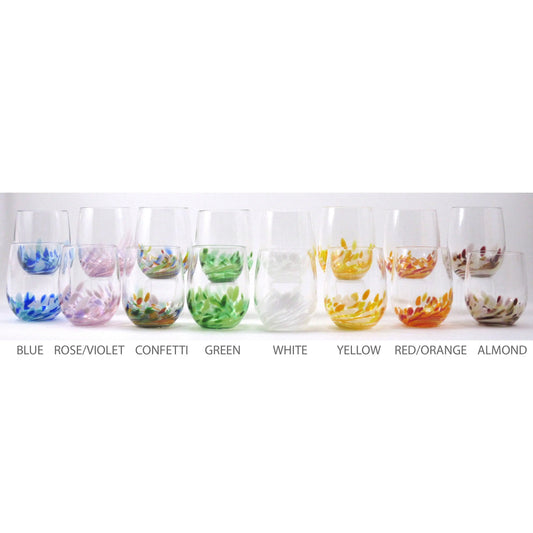 Vino Breve Glasses Shown In White Two Piece Set