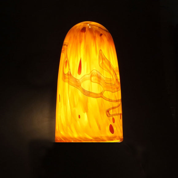 The Glass Forge Straight Taper Pendant Light Artistic Functional Artisan Handblown Art Glass Pendant Lights