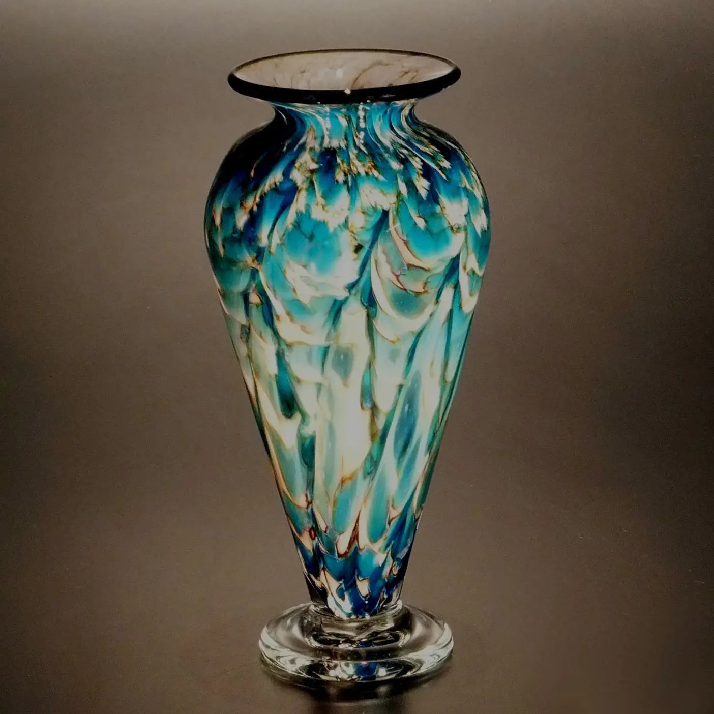 The Glass Forge Vase Shown In Crater DD Artistic Functional Artisan ...