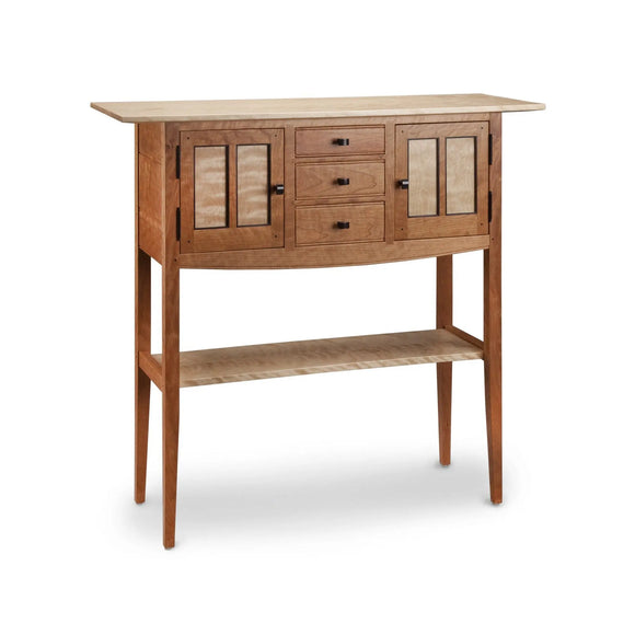 Thomas William Furniture Cherry Foyer Sideboard Table, Artistic Artisan Designer Tables