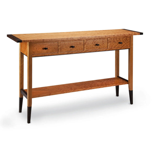 Thomas William Furniture Cherry Sofa Table, Artistic Artisan Designer Tables