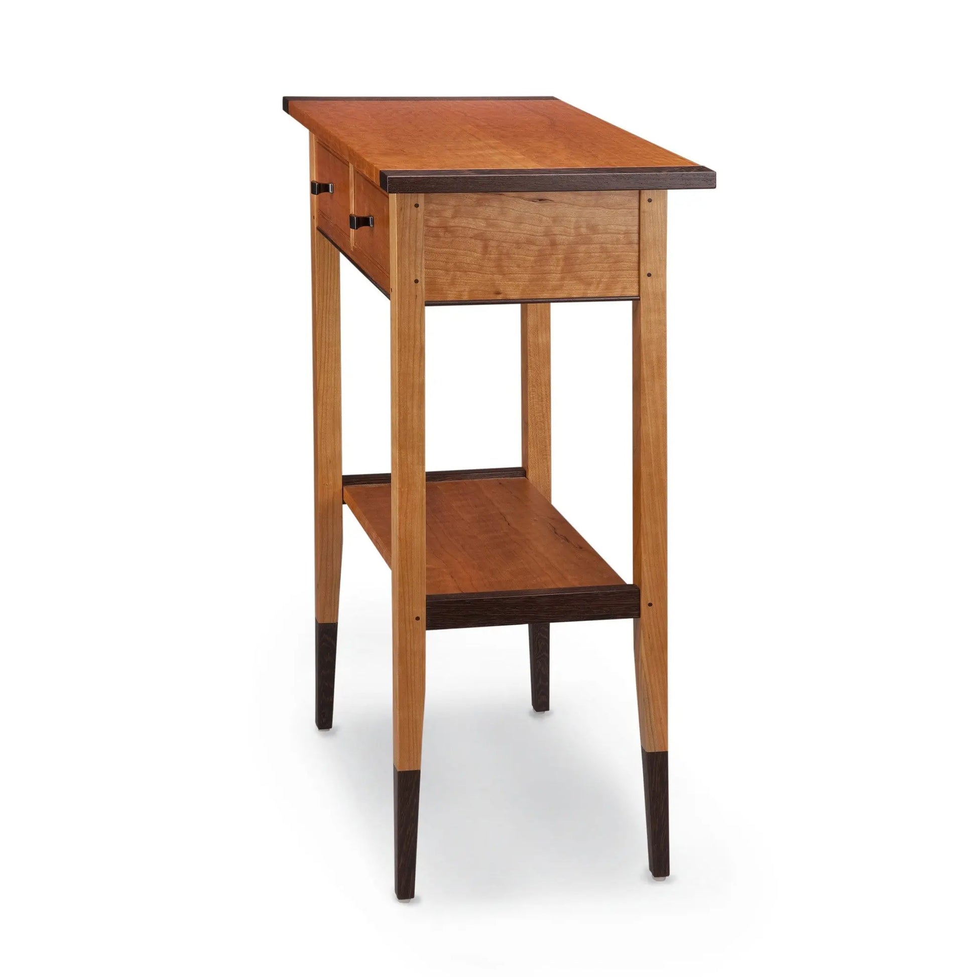 Thomas William Furniture Cherry Two Drawer Hall SideTable-4