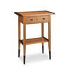 Thomas William Furniture Cherry Two Drawer Hall SideTable, Artistic Artisan Designer Side Tables
