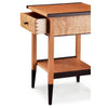 Thomas William Furniture Cherry and Wenge Wood End Table Artistic Artisan Designer End Tables