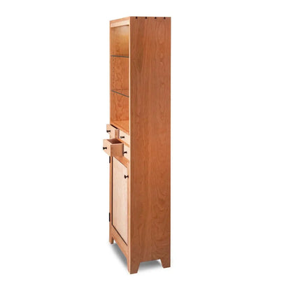 Thomas William Furniture Tom Dumke Curio Cupboard Birdseye Maple Wood 01c Shaker Style Keepsake Cabinets Furniture