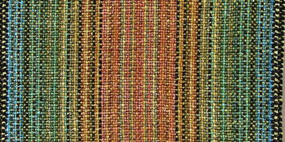 Trillium Handmade Weavers Chenille Scarf in Aztec Gold, Artistic Artisan Designer Chenille Scarves