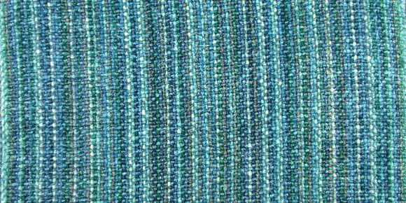 Trillium Handmade Weavers Chenille Scarf in Crystal Lake Blue, Artistic Artisan Designer Chenille Scarves