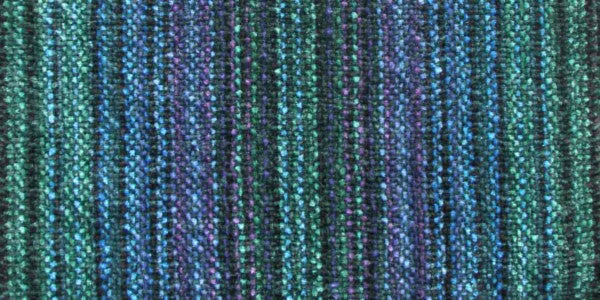 Trillium Handmade Weavers Chenille Scarf in Royal Blend Dark Green, Artistic Artisan Designer Chenille Scarves