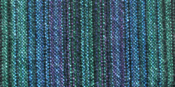 Trillium Handmade Weavers Chenille Scarf in Royal Blend Dark Green, Artistic Artisan Designer Chenille Scarves