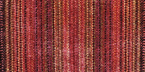 Trillium Handmade Weavers Chenille Scarf in Tropical Heat Rust, Artistic Artisan Designer Chenille Scarves