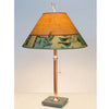 Janna Ugone and Co. Copper Table Lamp RLG562-C with Large Conical Shade