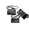 Urban Gypsy Design Oxford Clutch Handbag in Peony Print and Restoration Black Color Artisan Designer Handbags